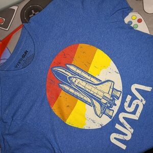 NASA Kids Blue Graphic T-Shirt